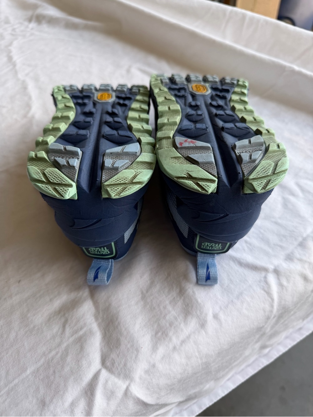 Altra Olympus 4 Trail Shoes - Light Gray, Navy & Mint - Picture 10 of 15